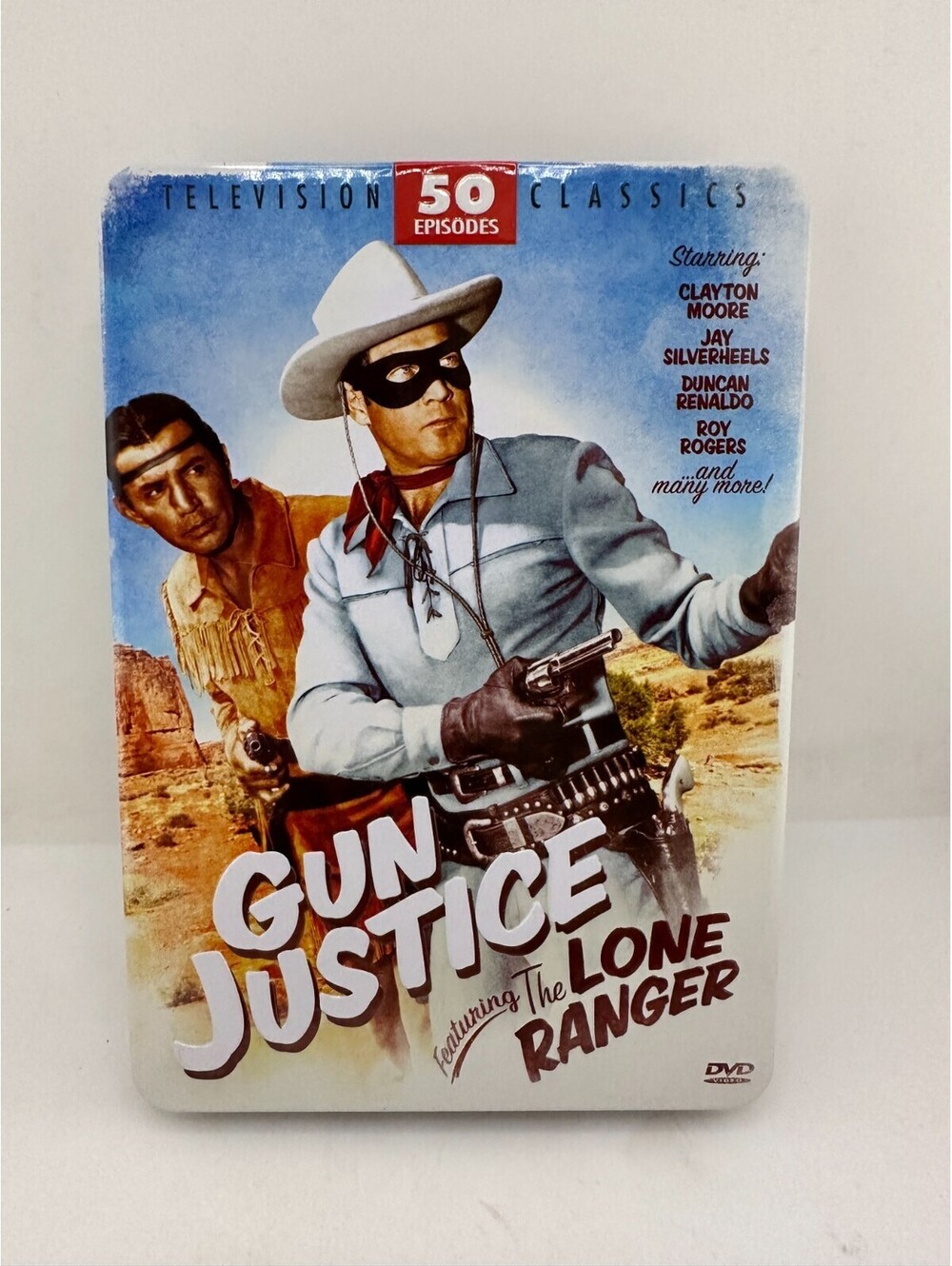 Gun Justice Featuring The Lone Ranger 50 Episodes 4-Disc DVD Set Western TV